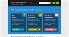 Desktop Screenshot of businesscompanion.info